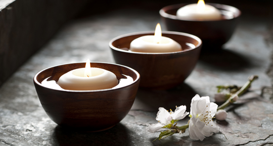 spa candles